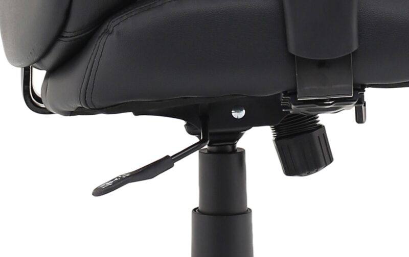 Winsor Medium Back Executive Black Leather Office Chair with Arms - Image 14