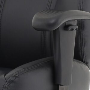 Winsor Medium Back Executive Black Leather Office Chair with Arms - Image 21