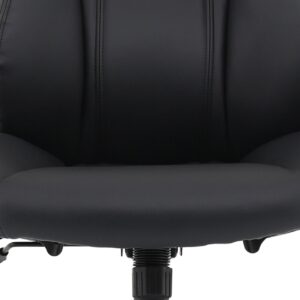 Winsor Medium Back Executive Black Leather Office Chair with Arms - Image 32