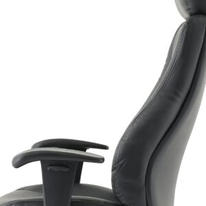 Winsor Medium Back Executive Black Leather Office Chair with Arms - Image 30
