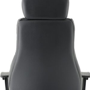 Winsor Medium Back Executive Black Leather Office Chair with Arms - Image 28