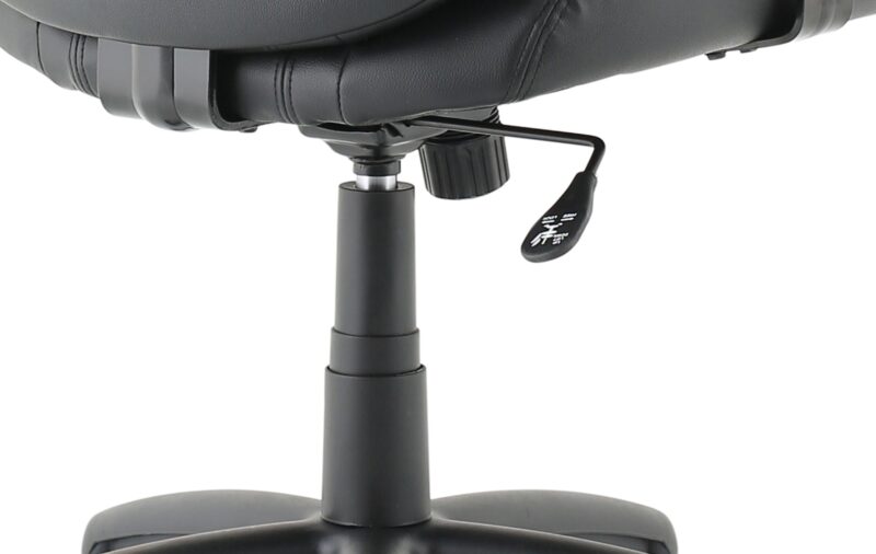 Winsor Medium Back Executive Black Leather Office Chair with Arms - Image 27