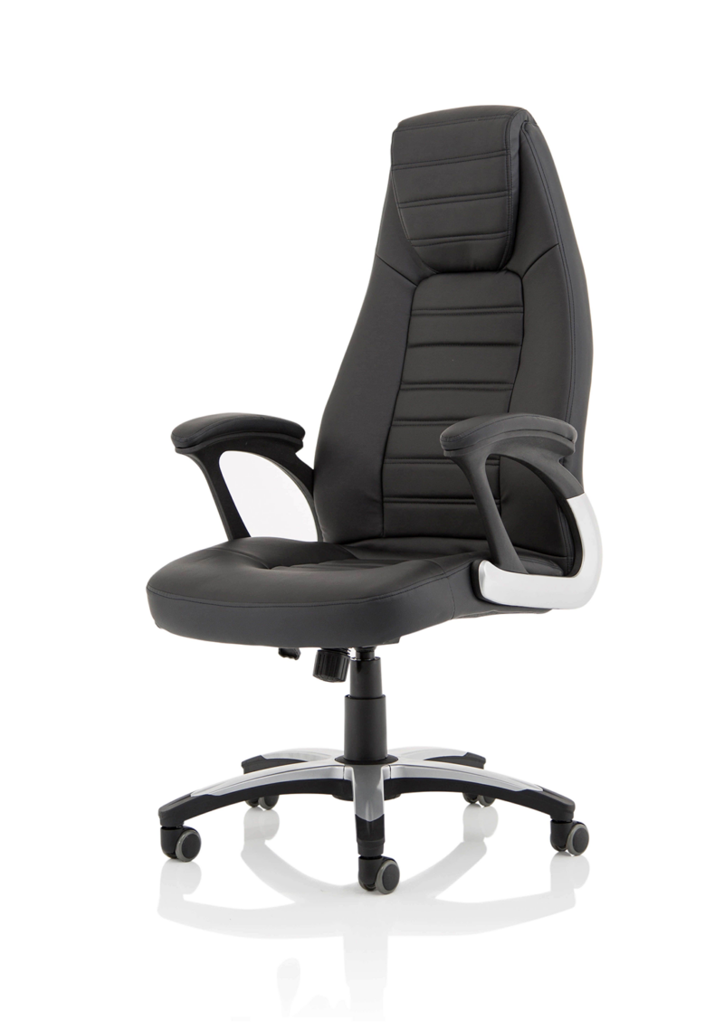 Metropolis High Back Black Leather Executive Office Chair - Image 3