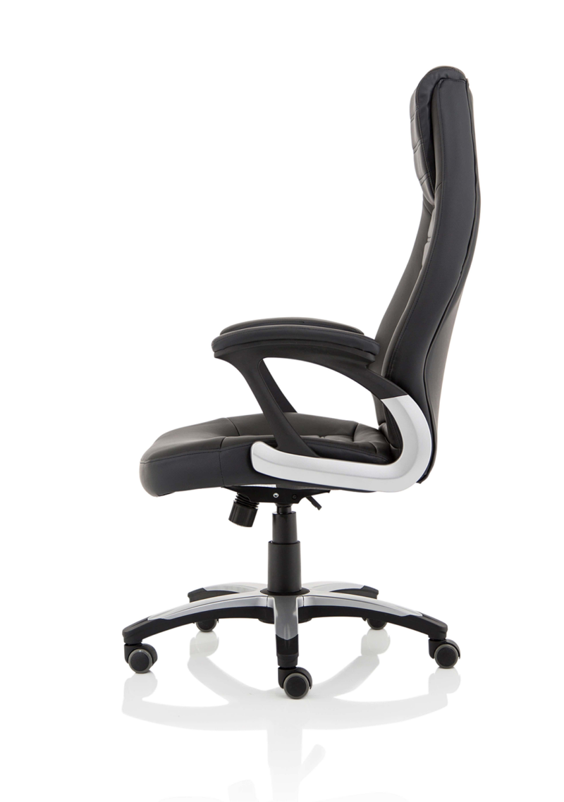 Metropolis High Back Black Leather Executive Office Chair - Image 4