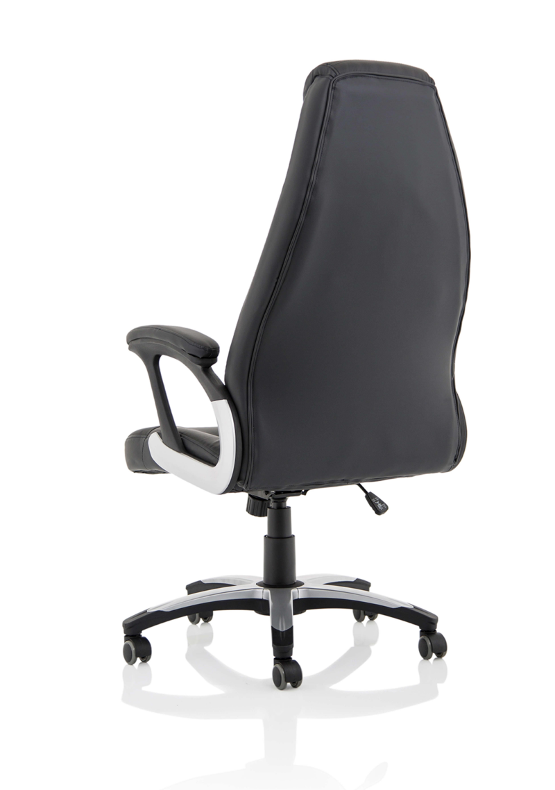 Metropolis High Back Black Leather Executive Office Chair - Image 5