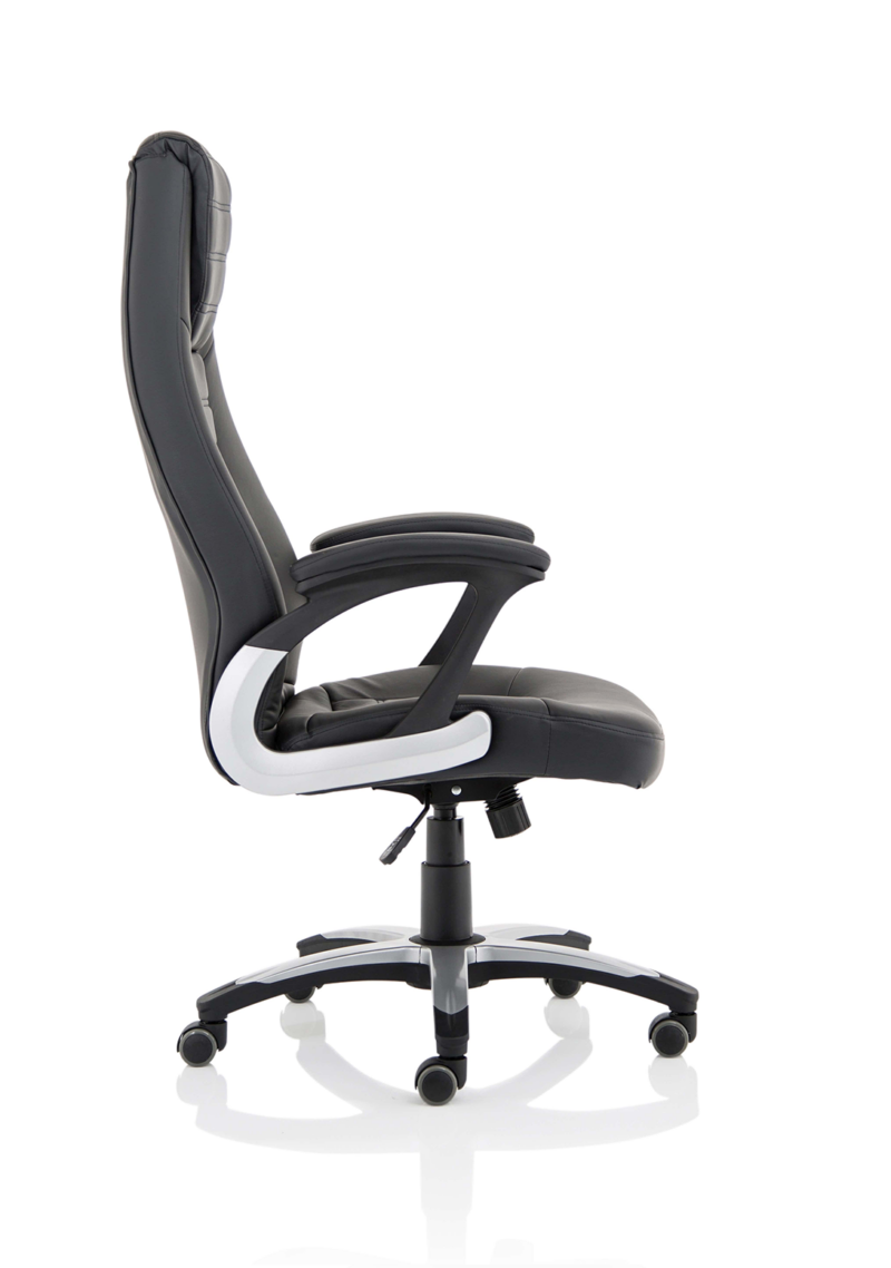 Metropolis High Back Black Leather Executive Office Chair - Image 8
