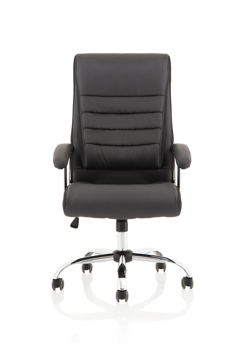Dallas High Back Black Leather Executive Office Chair with Arms - Image 2