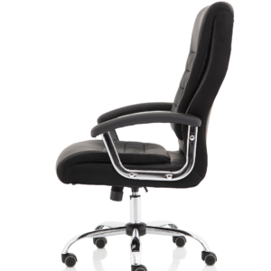 Dallas High Back Black Leather Executive Office Chair with Arms - Image 4