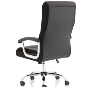 Dallas High Back Black Leather Executive Office Chair with Arms - Image 5