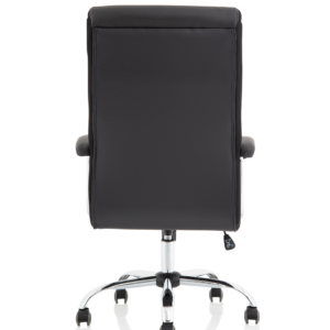 Dallas High Back Black Leather Executive Office Chair with Arms - Image 6