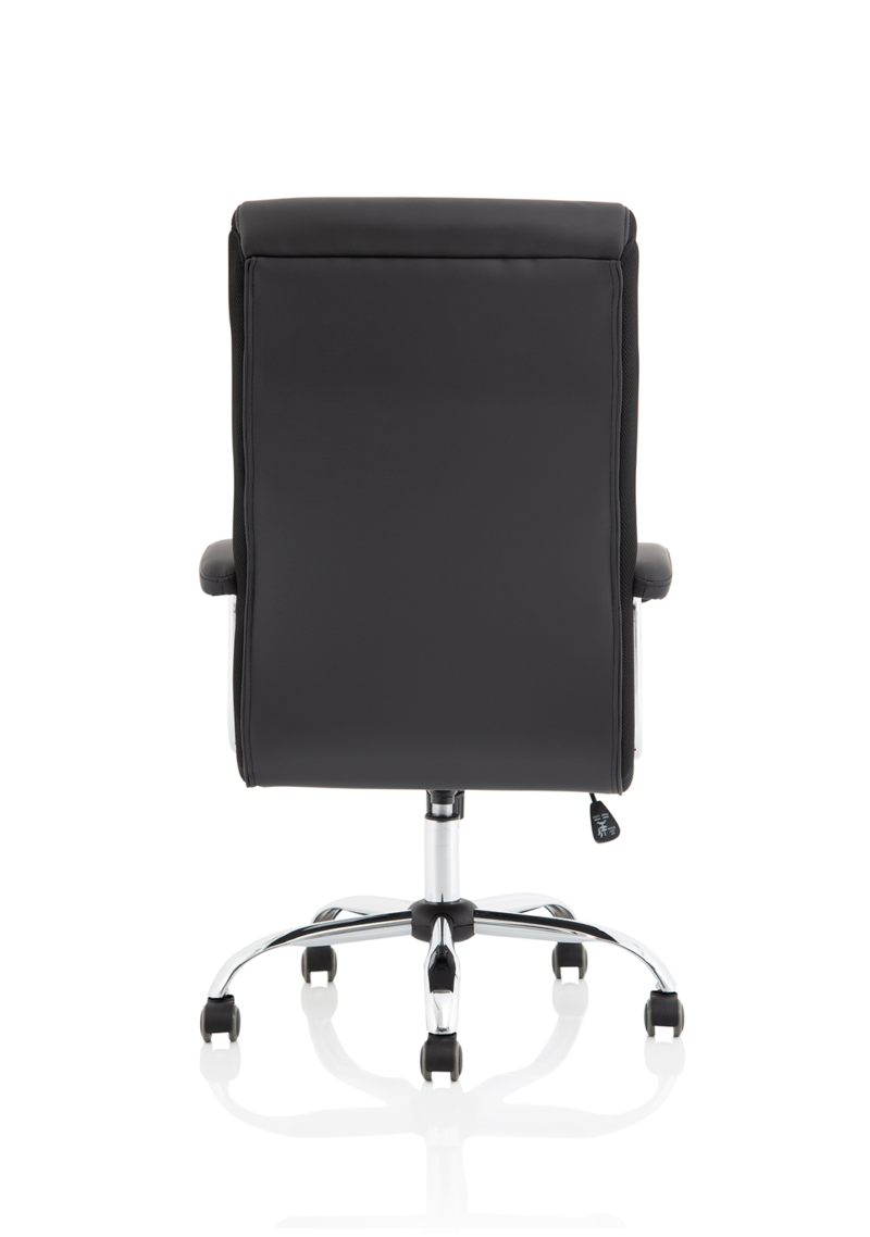 Dallas High Back Black Leather Executive Office Chair with Arms - Image 6