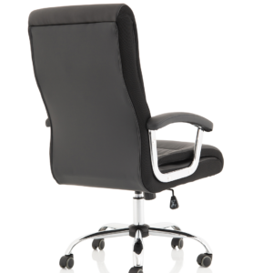 Dallas High Back Black Leather Executive Office Chair with Arms - Image 7