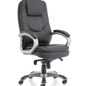 Oscar High Back Black Executive Office Chair with Arms