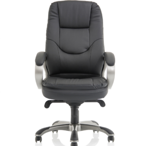 Oscar High Back Black Executive Office Chair with Arms - Image 2
