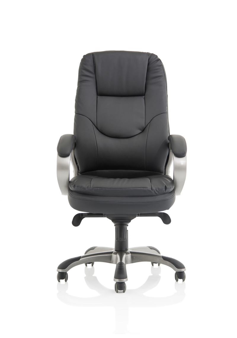 Oscar High Back Black Executive Office Chair with Arms - Image 2