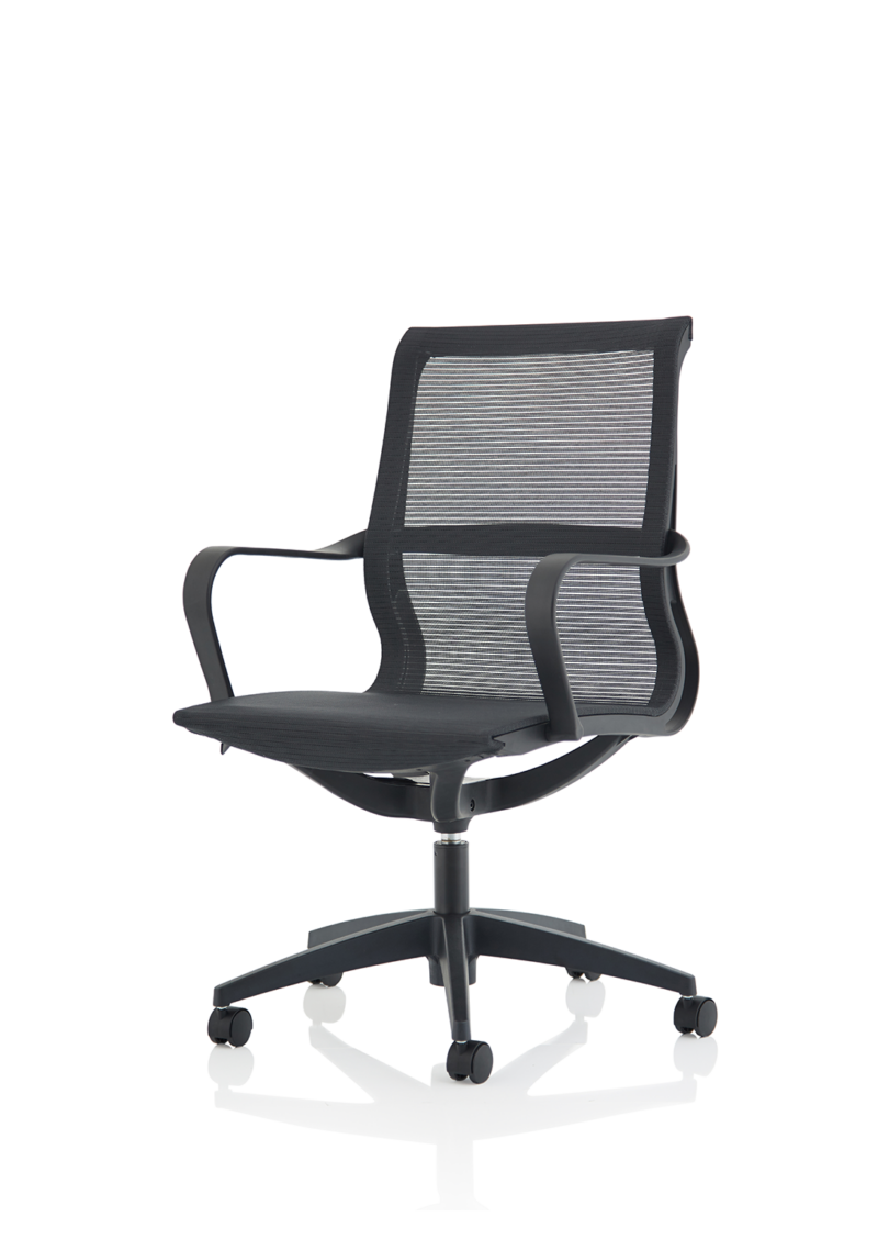 Lula Medium Mesh Back Executive Office Chair with Arms - Image 3