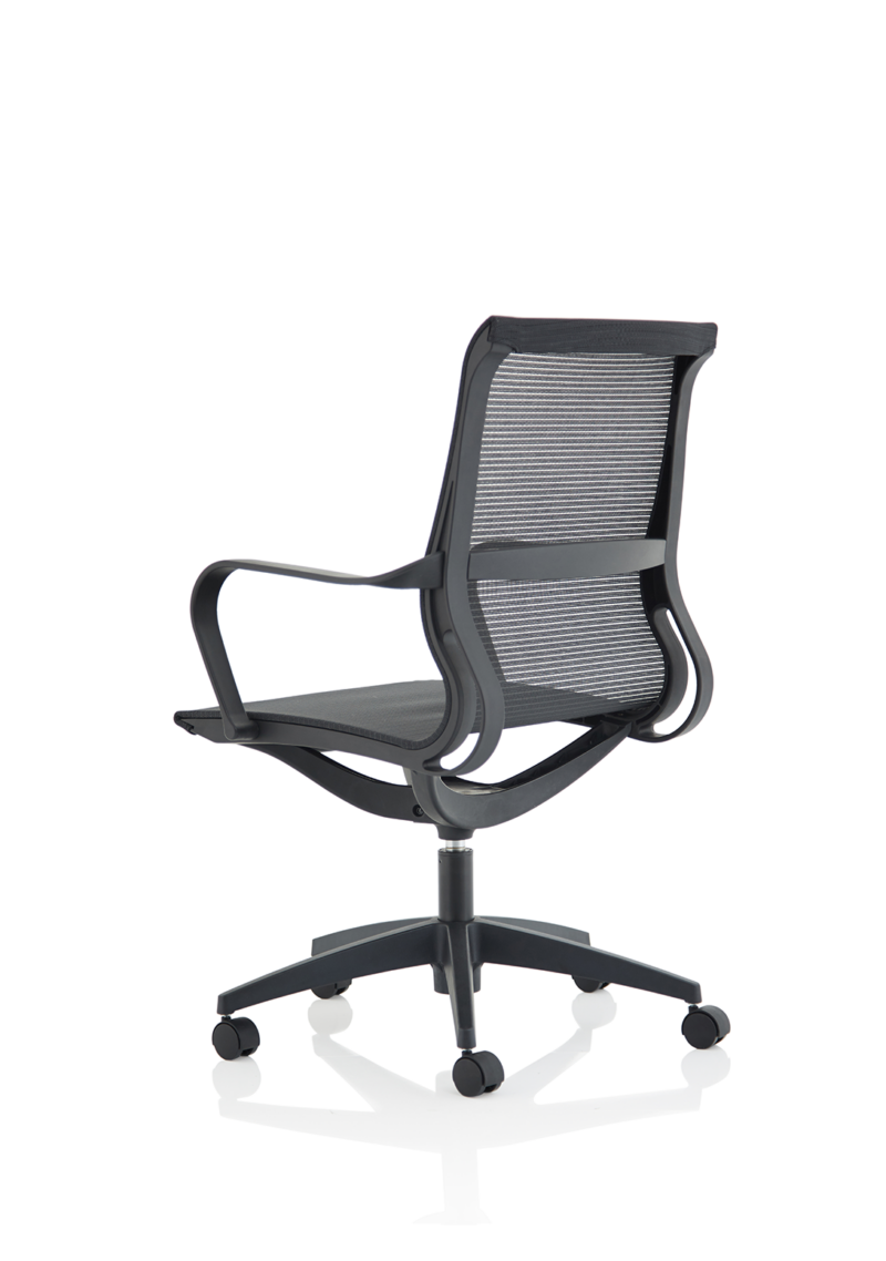Lula Medium Mesh Back Executive Office Chair with Arms - Image 5