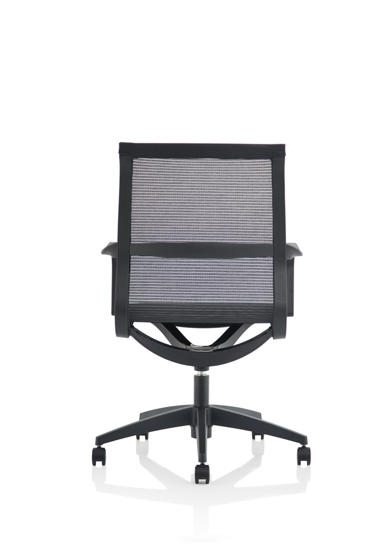 Lula Medium Mesh Back Executive Office Chair with Arms - Image 6