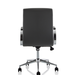 Ezra Medium Back Leather Executive Office Chair with Arms - Image 29