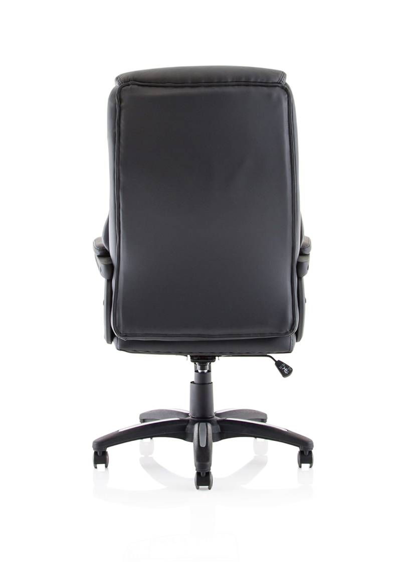 Stratford High Back Executive Black Leather Office Chair with Arms - Image 6
