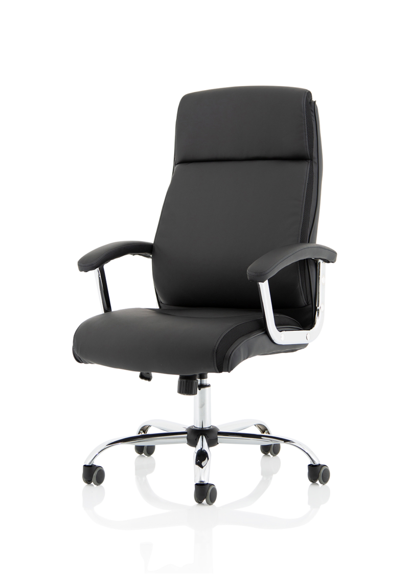 Hatley High Back Black Leather Executive Office Chair with Arms - Image 3
