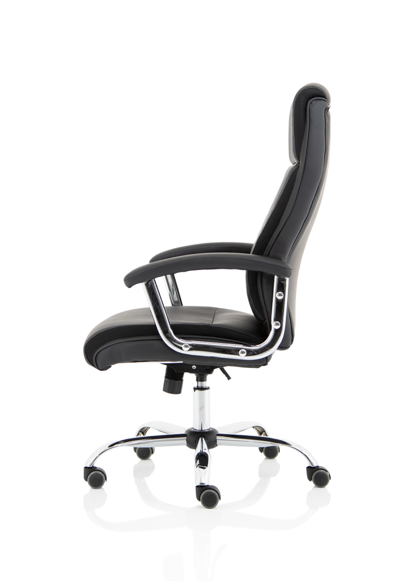 Hatley High Back Black Leather Executive Office Chair with Arms - Image 4