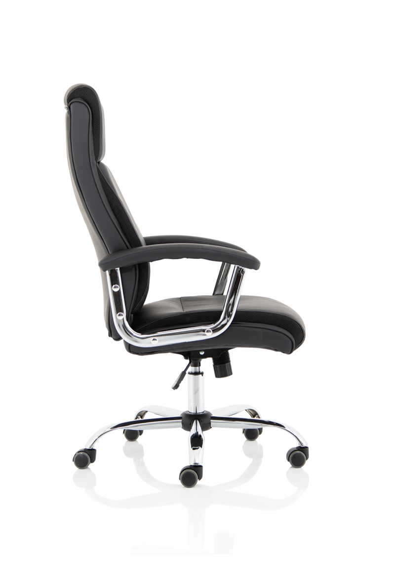 Hatley High Back Black Leather Executive Office Chair with Arms - Image 8