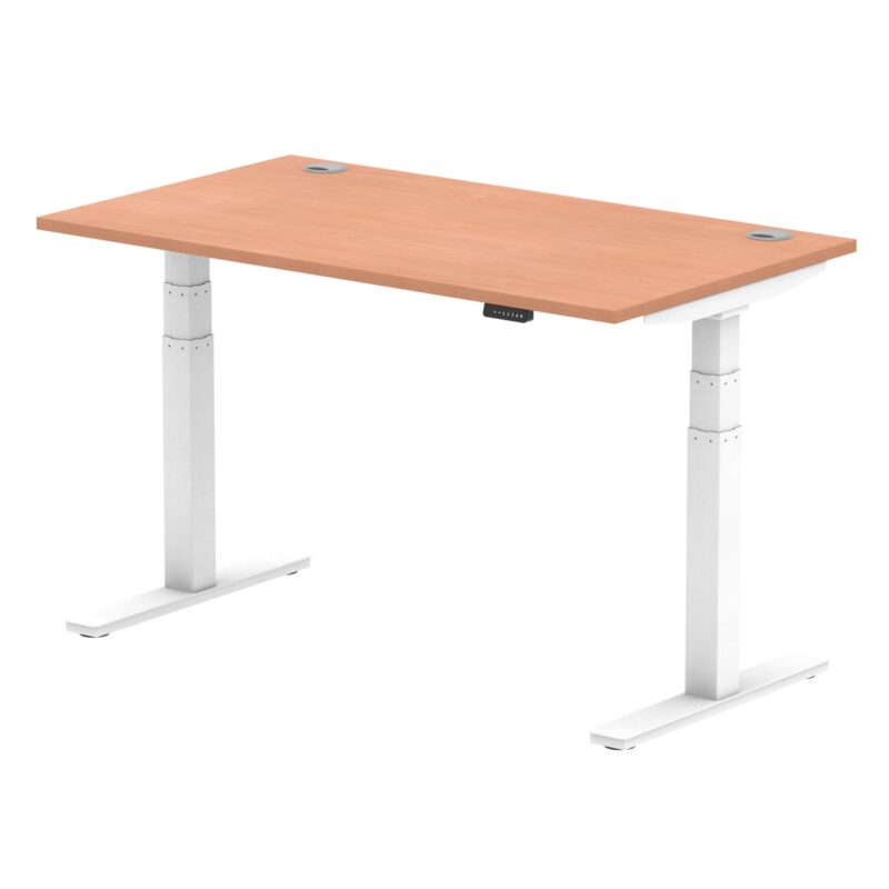 Air Height Adjustable Desk With Cable Ports - Image 206