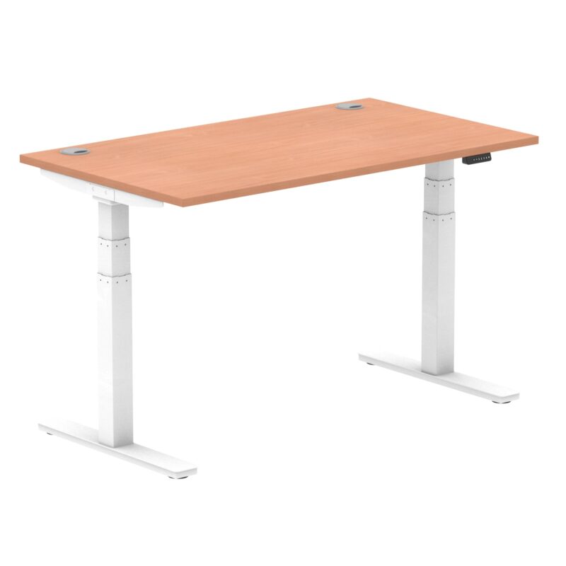 Air Height Adjustable Desk With Cable Ports - Image 208
