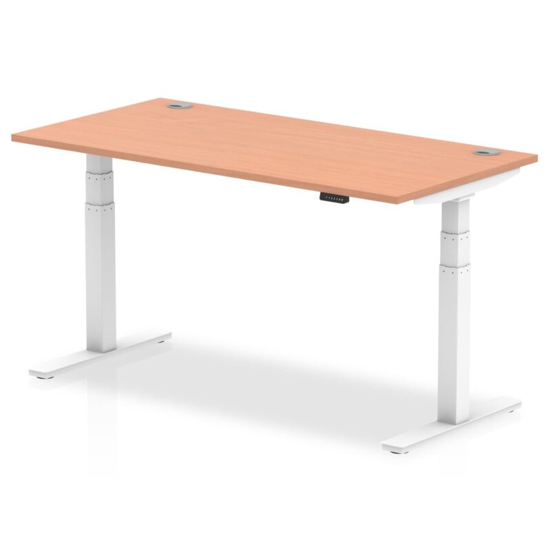 Air Height Adjustable Desk With Cable Ports - Image 44