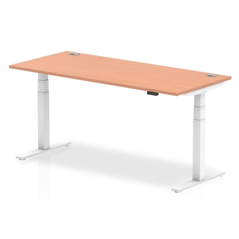 Air Height Adjustable Desk With Cable Ports - Image 62