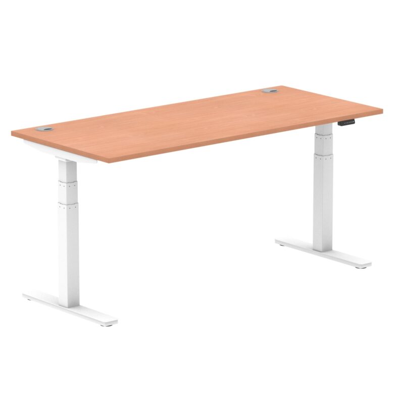 Air Height Adjustable Desk With Cable Ports - Image 216