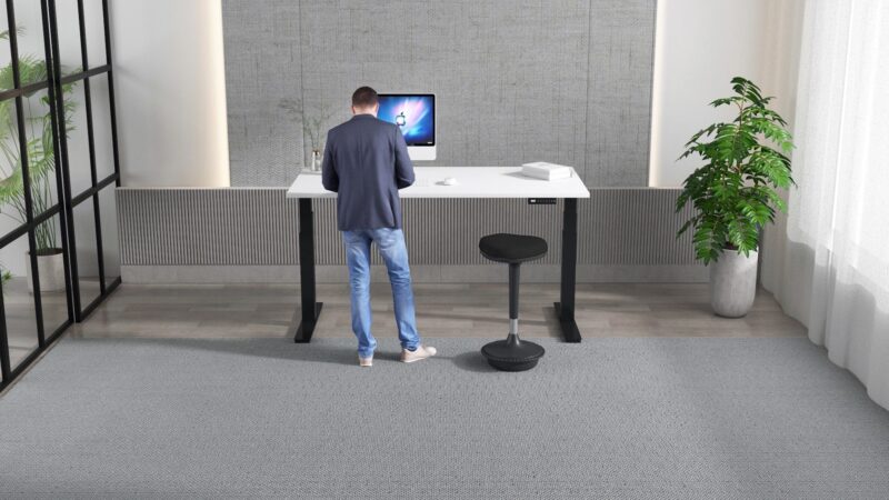 Air Height Adjustable Desk without Cable Ports - Image 76