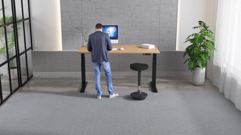 Air Height Adjustable Desk without Cable Ports - Image 82