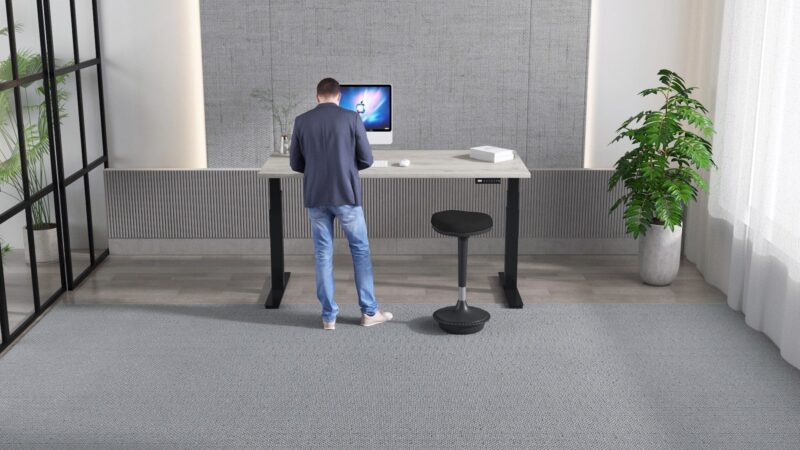 Air Height Adjustable Desk without Cable Ports - Image 84