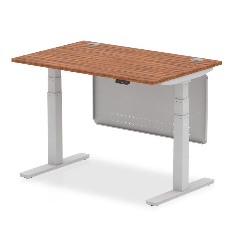 OE - Air Height Adjustable Desk with Cable Ports with Steel Modesty Panel - Image 6