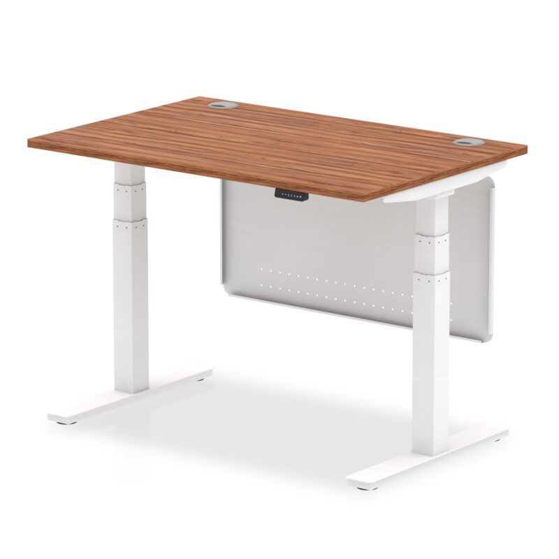 OE - Air Height Adjustable Desk with Cable Ports with Steel Modesty Panel - Image 26