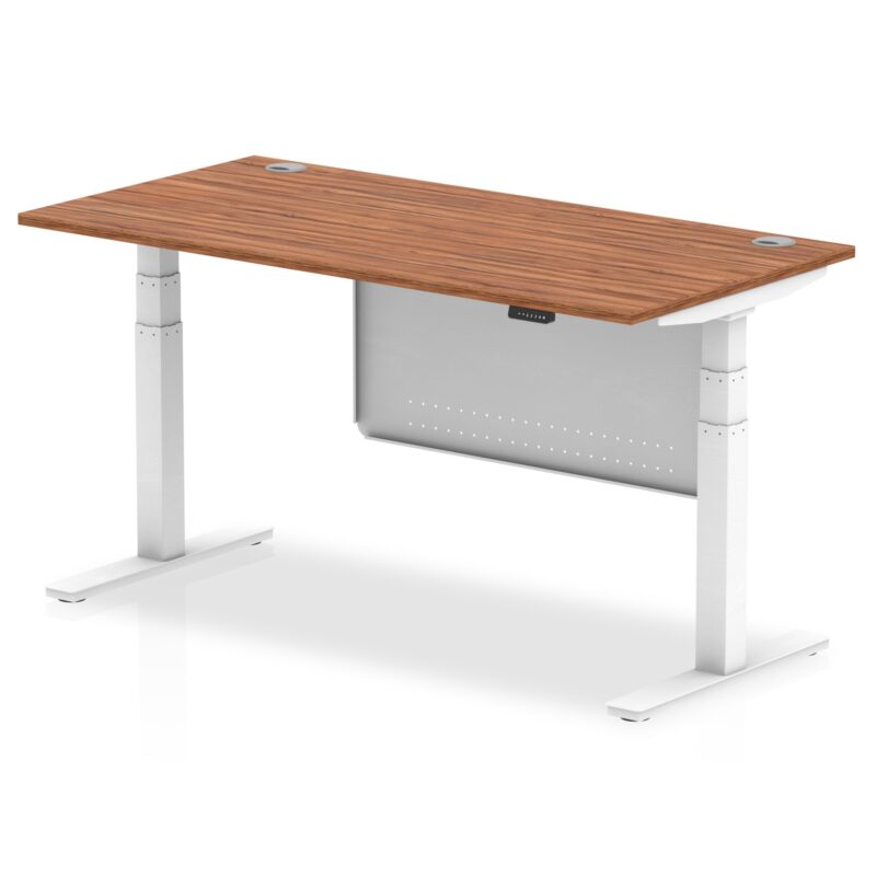 OE - Air Height Adjustable Desk with Cable Ports with Steel Modesty Panel - Image 28