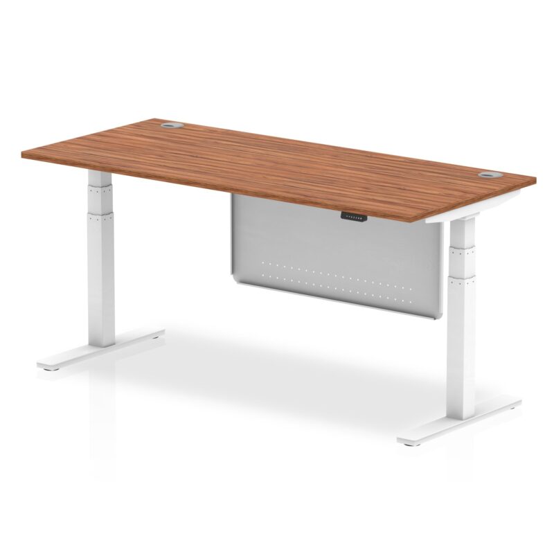 OE - Air Height Adjustable Desk with Cable Ports with Steel Modesty Panel - Image 29