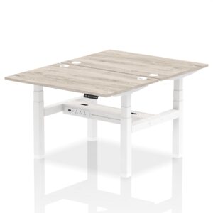 Air Back-to-Back Height Adjustable Bench Desk - 2 Person - Image 6