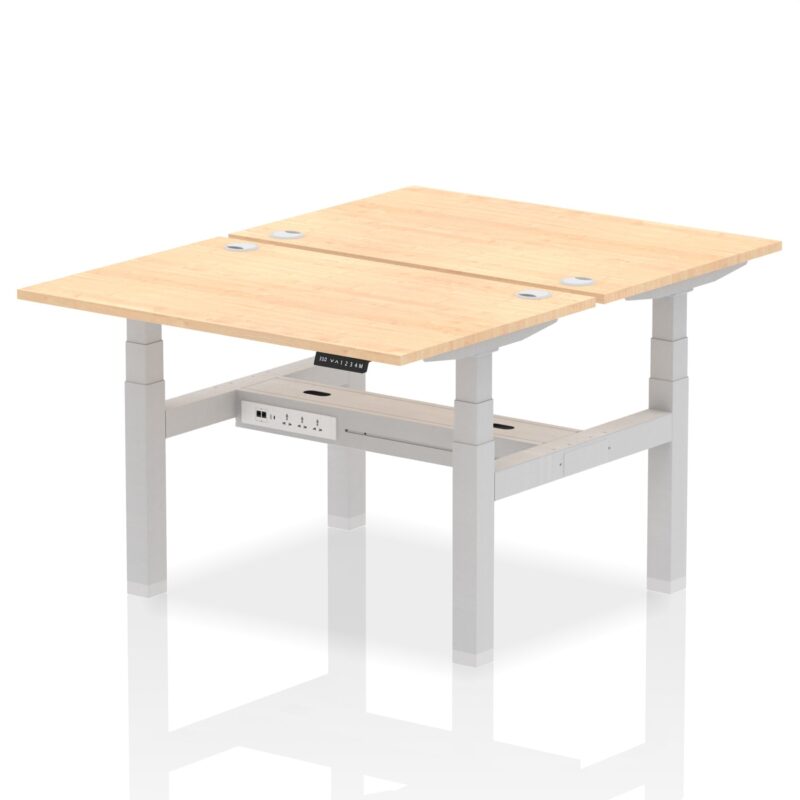 OE - Air Back-to-Back Height Adjustable Bench Desk - 2 Person - Image 8