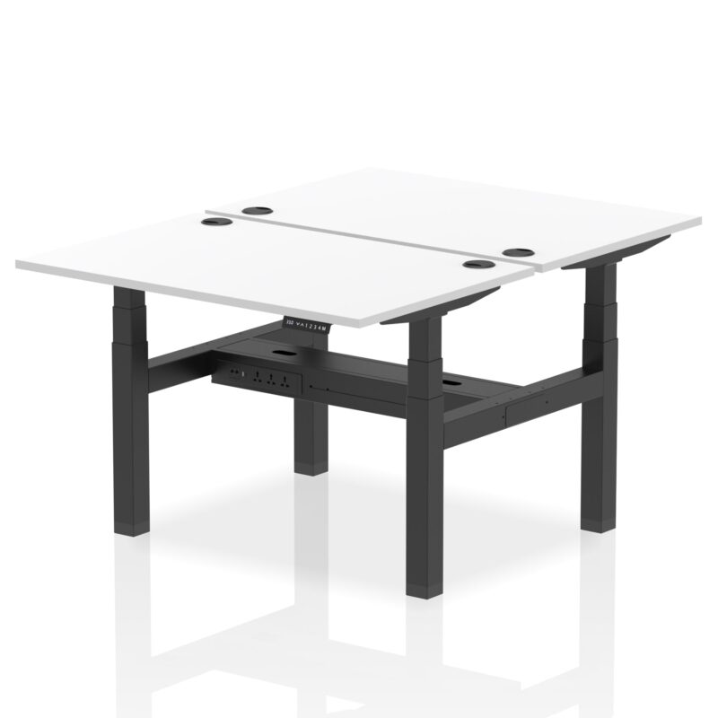 OE - Air Back-to-Back Height Adjustable Bench Desk - 2 Person - Image 16