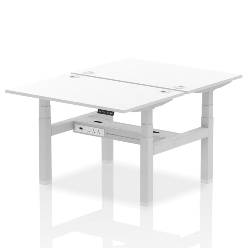 OE - Air Back-to-Back Height Adjustable Bench Desk - 2 Person - Image 17
