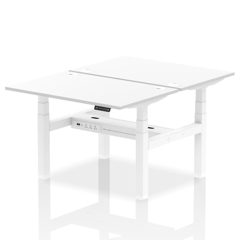 OE - Air Back-to-Back Height Adjustable Bench Desk - 2 Person - Image 18