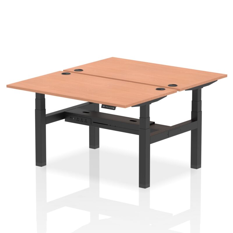 OE - Air Back-to-Back Height Adjustable Bench Desk - 2 Person - Image 19