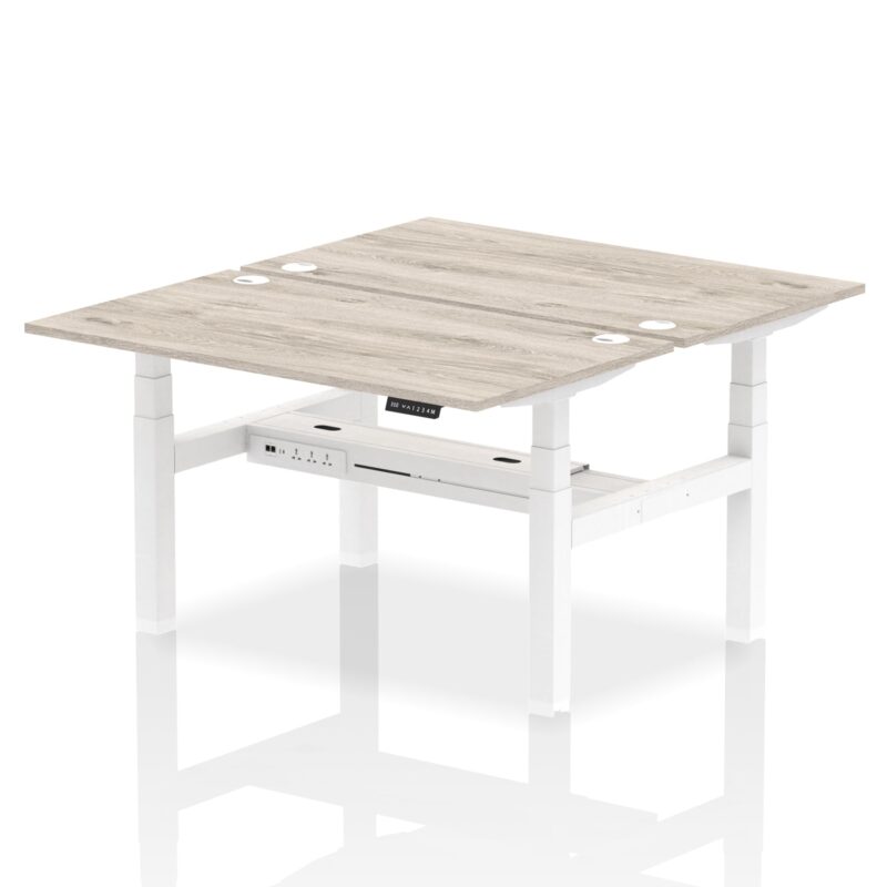 OE - Air Back-to-Back Height Adjustable Bench Desk - 2 Person - Image 24