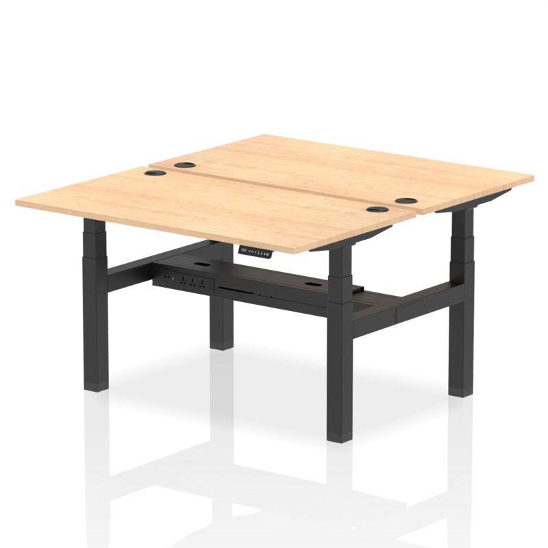 OE - Air Back-to-Back Height Adjustable Bench Desk - 2 Person - Image 25