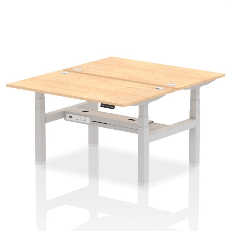 OE - Air Back-to-Back Height Adjustable Bench Desk - 2 Person - Image 26