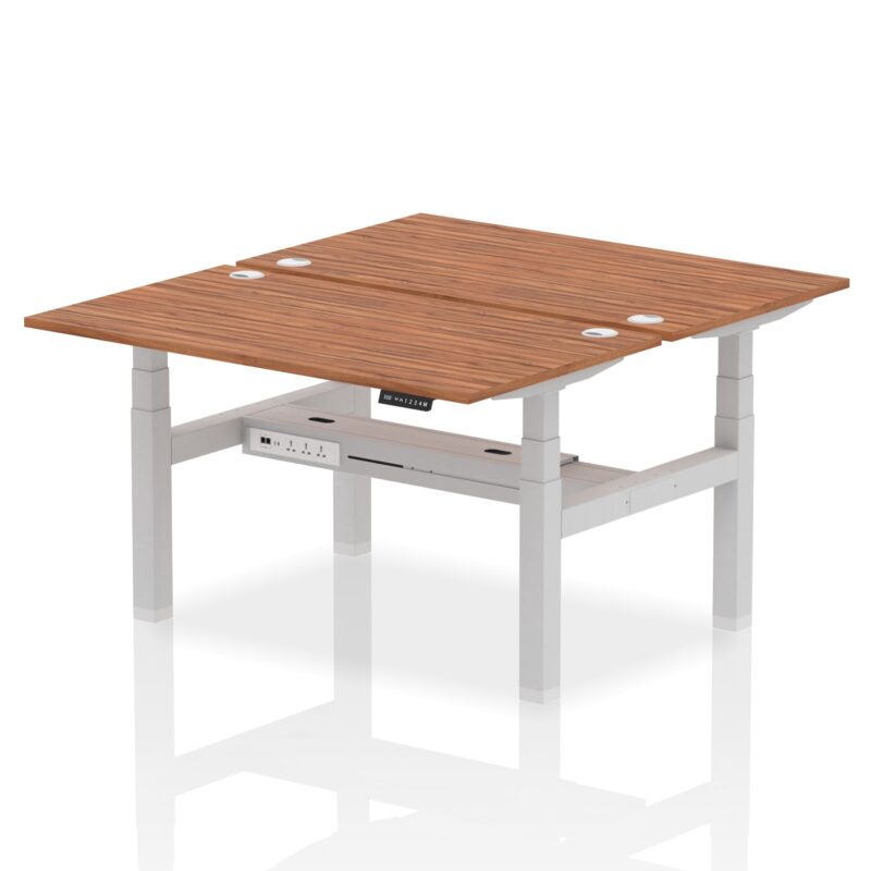 OE - Air Back-to-Back Height Adjustable Bench Desk - 2 Person - Image 32