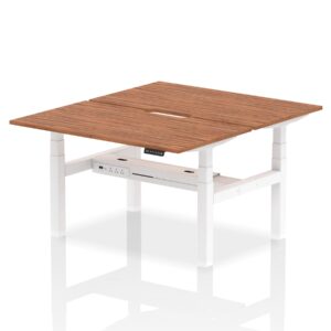 Air Back-to-Back Scalloped Edge Height Adjustable Bench Desk - 2 Person - Image 33
